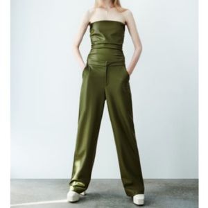 Zara Faux Leather Body Suit
